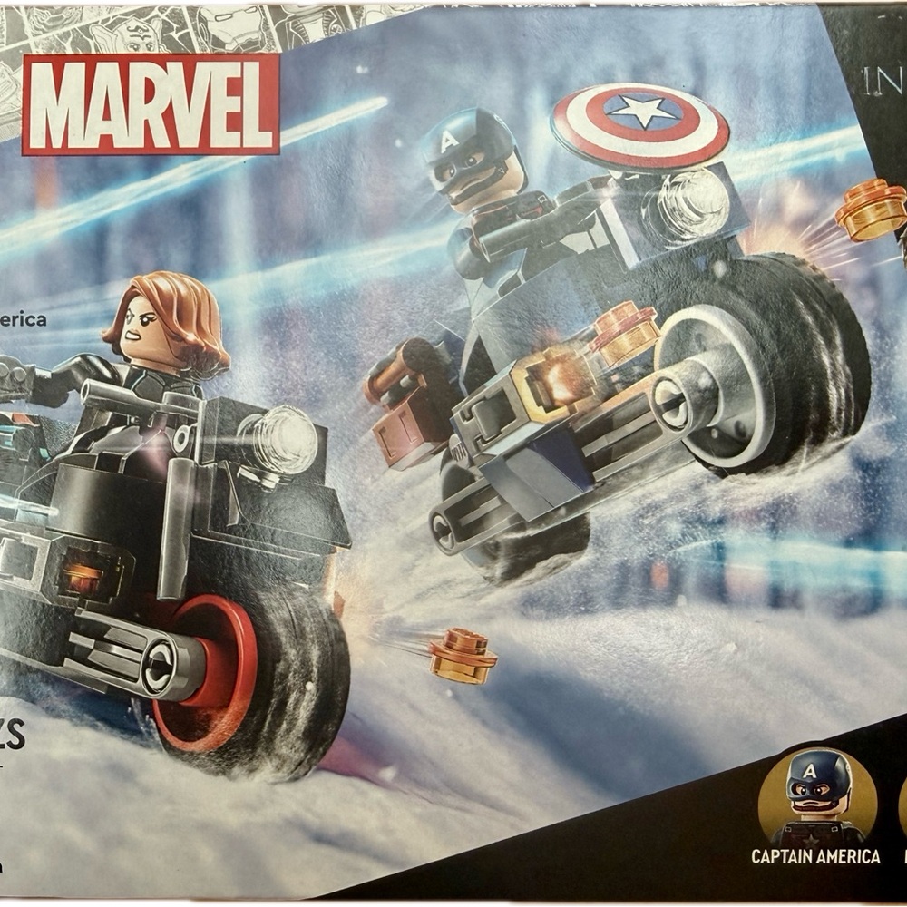 Marvel Building Set - Black and Red Motorcycles - Picture 4 of 7